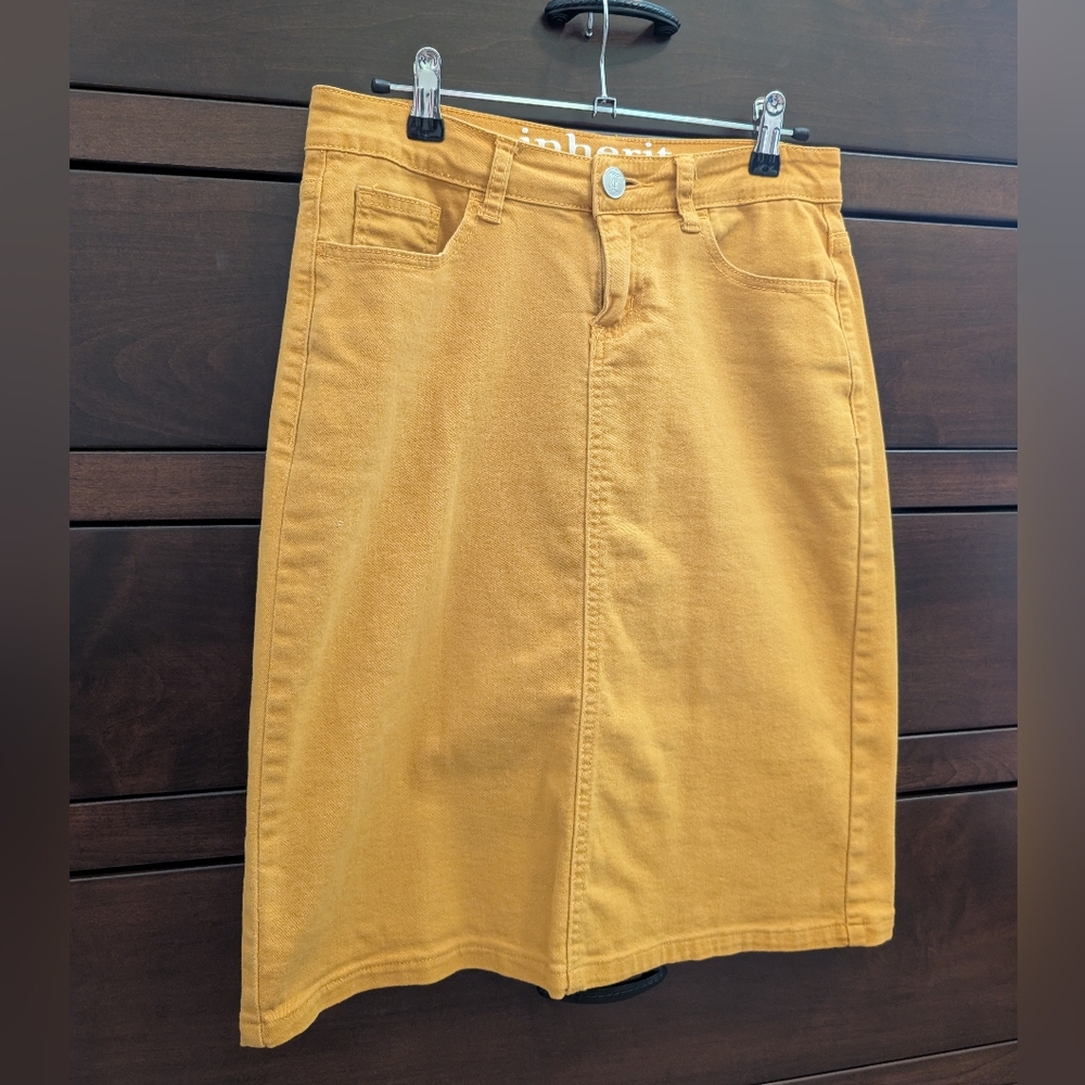 Inherit Clothing Company Mustard Remi Skirt